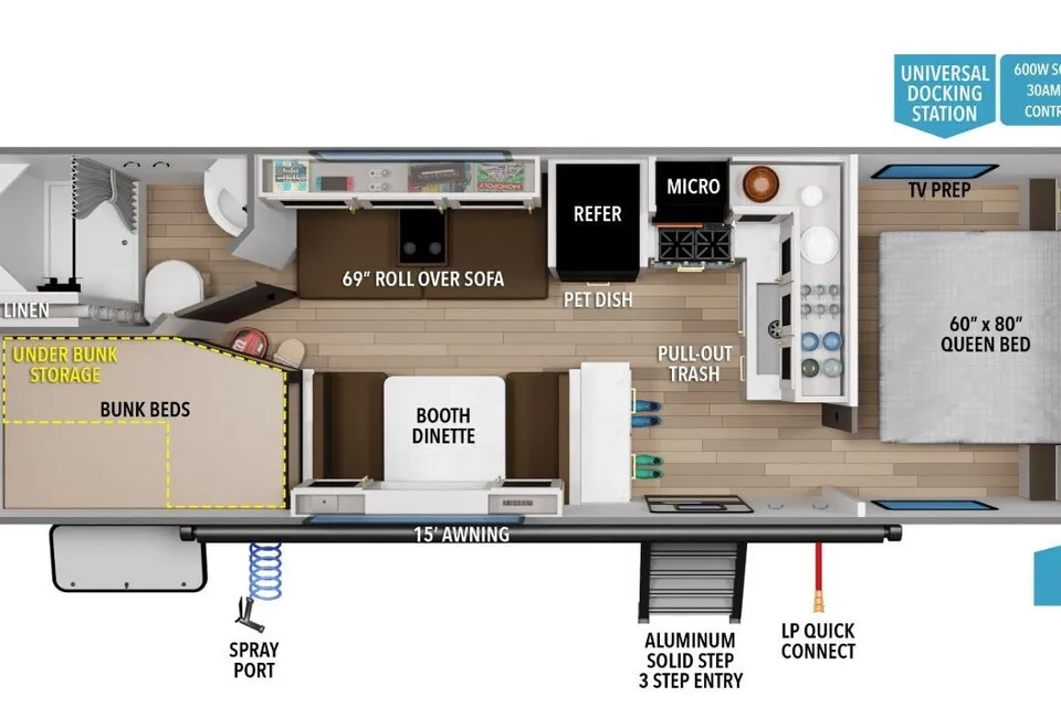 Anna's Brand New 2025 Grand Design Transcend xplor 24bhx Travel Trailer