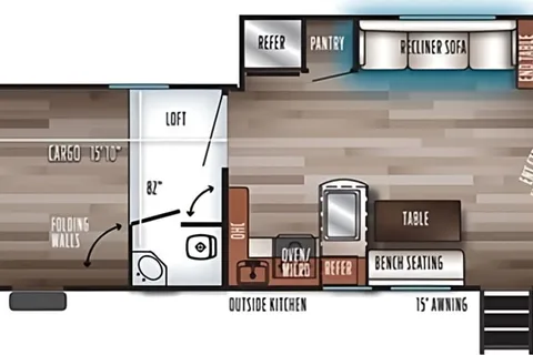 connar's Forest River 365wolfpack16 Fifth Wheel