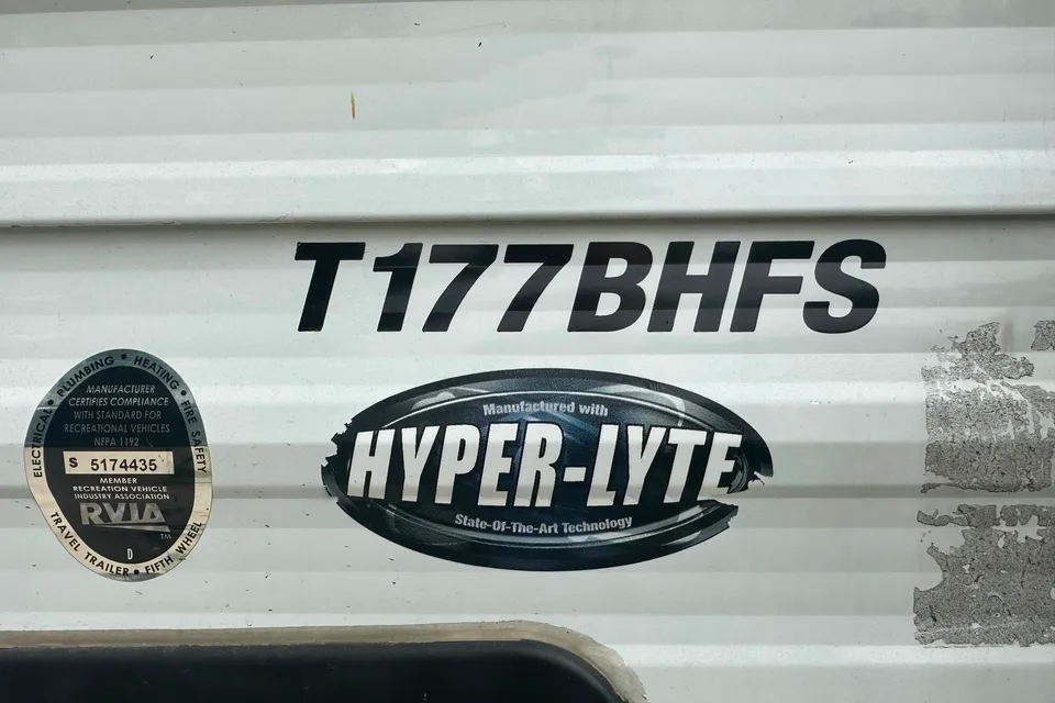 Muhanad's  Forest River  EVO Floorplan: 177BH  Travel Trailer