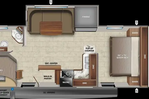 2022 Jayco Jay Feather 24BH Travel Trailer (Family Friendly Trailer)