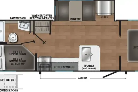 2025 Bunkhouse Sleeps 6 | Delivery Available