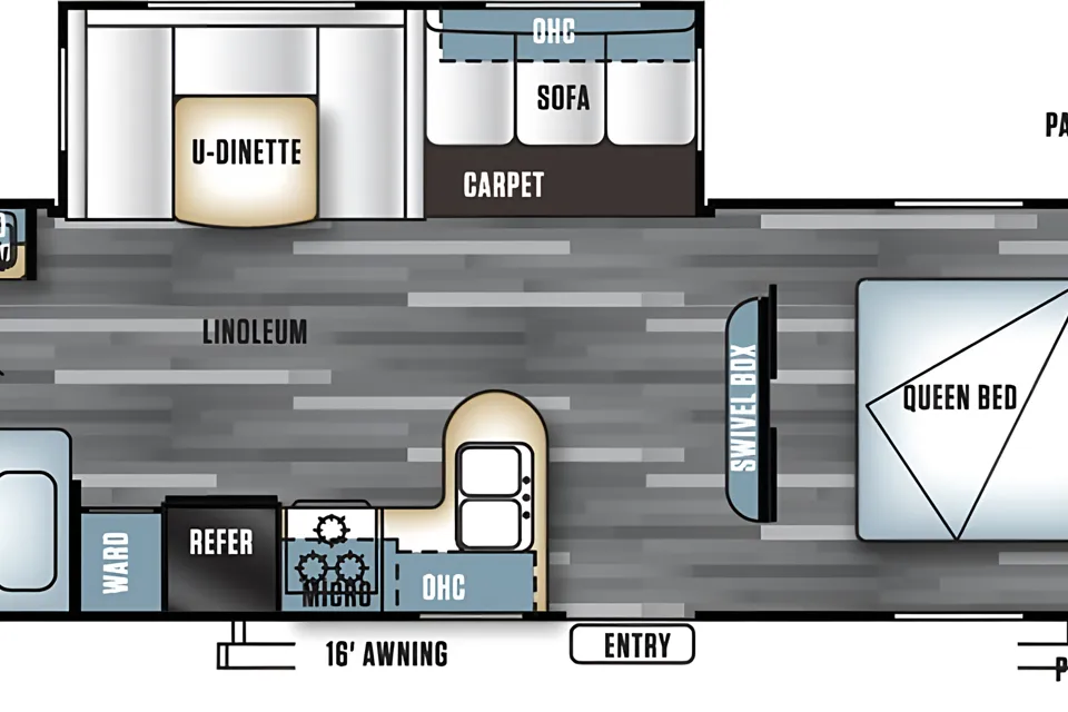 ROOMY 27 FOOT BUNK HOUSE! Delivery roundtrip