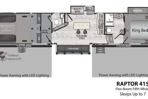 Your next Rv rentals Keystone 415 raptor