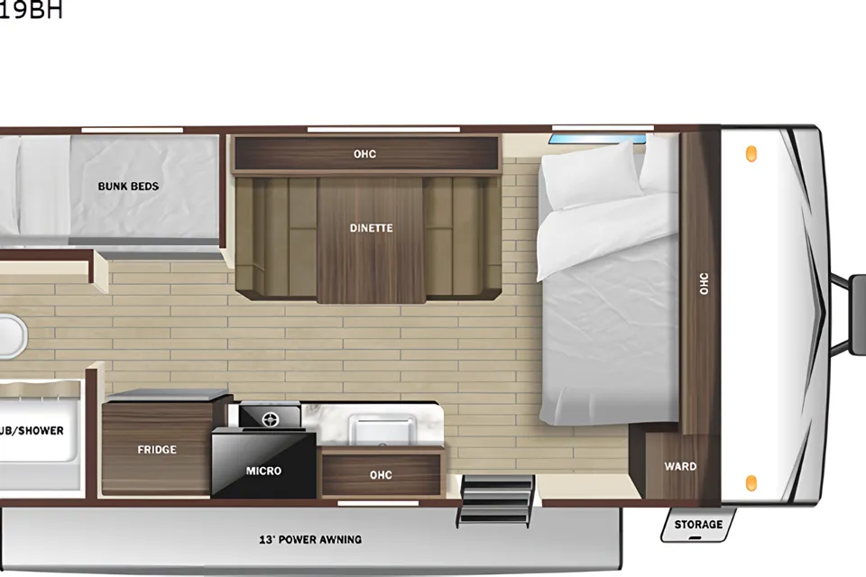 2024 Highland Ridge 19BH Travel Trailer