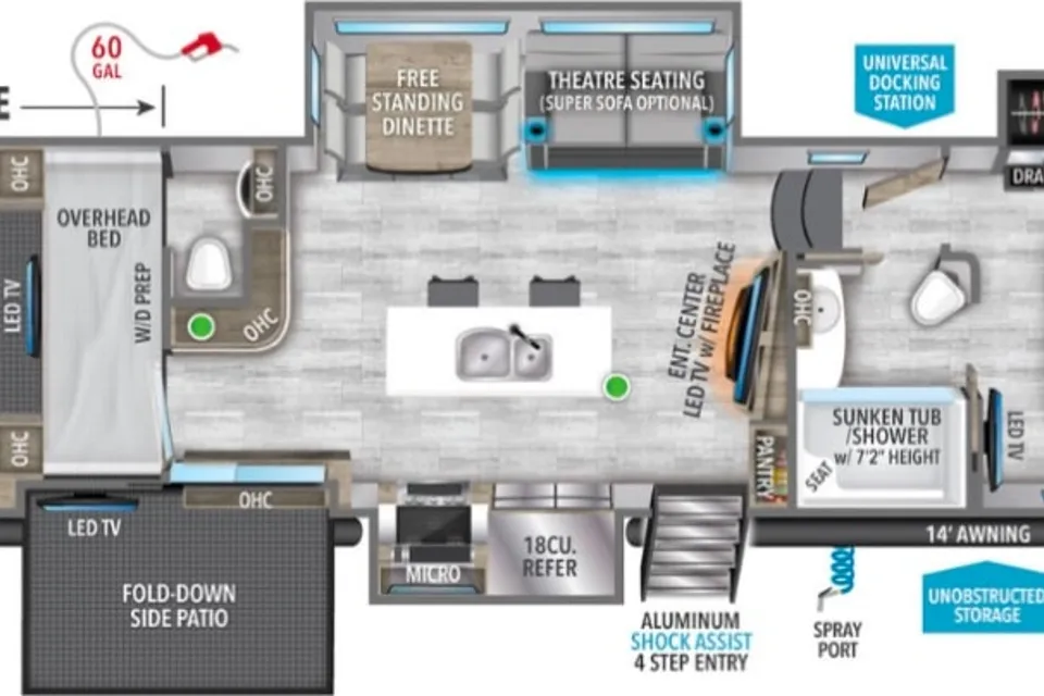 Thompson's Grand Design Momentum 399TH-R Fifth Wheel
