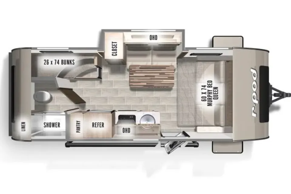 Fabiano's Forest River R POD 193 Travel Trailer