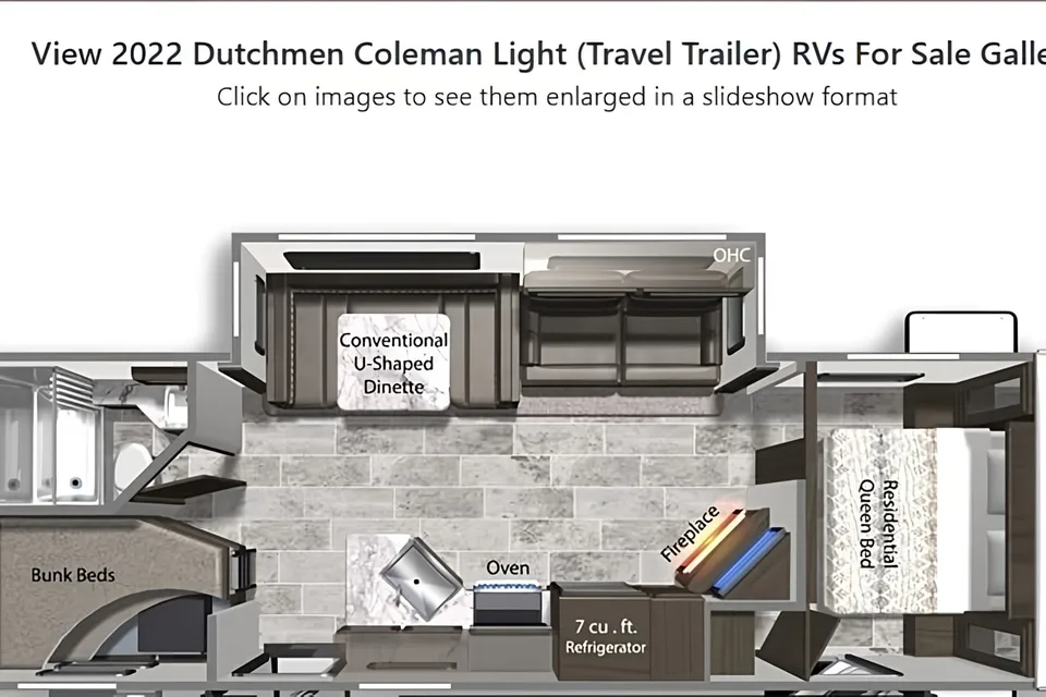 Paige's Coleman Lantern Lite Travel Trailer
