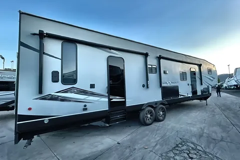 Ashley's Forest River Wolfpack 365pack Fifth Wheel Toy Hauler
