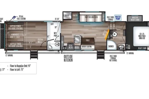 Ashley's Forest River Wolfpack 365pack Fifth Wheel Toy Hauler