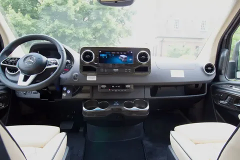 NEW! 2025 Blacked-Out Mercedes Benz Luxe Coach w/ Bathroom!