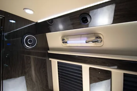 NEW! 2025 Blacked-Out Mercedes Benz Luxe Coach w/ Bathroom!
