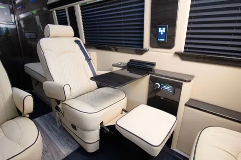 NEW! 2025 Blacked-Out Mercedes Benz Luxe Coach w/ Bathroom!
