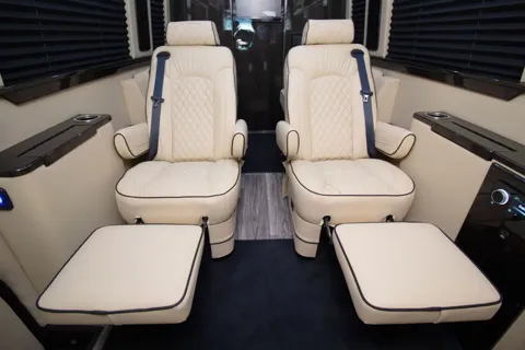 NEW! 2025 Blacked-Out Mercedes Benz Luxe Coach w/ Bathroom!