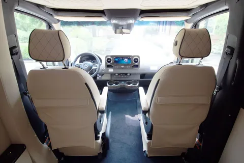 NEW! 2025 Blacked-Out Mercedes Benz Luxe Coach w/ Bathroom!