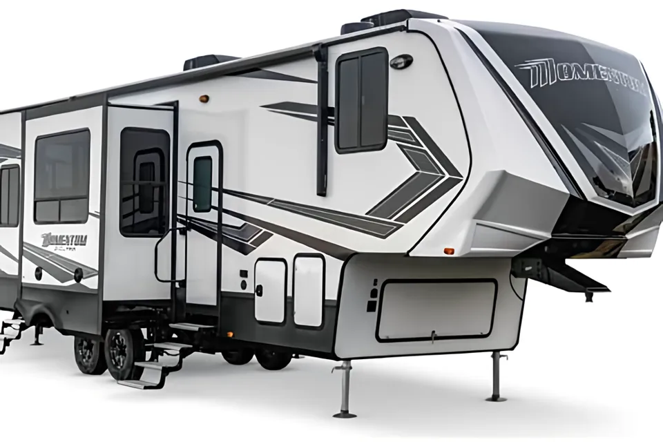 Wanderlust Deluxe Grand Design Momentum G-320 Fifth Wheel