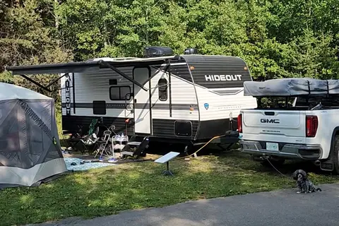Stewart's Hideout 2 axle , one master bedroom, Travel Trailer