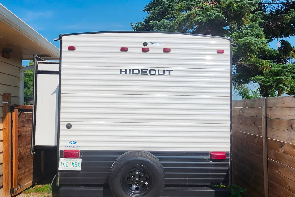 Stewart's Hideout 2 axle , one master bedroom, Travel Trailer