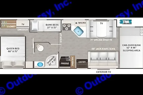 WiFi - LUXURIOUS - Sleeps 7 - Fits in State Parks (2)