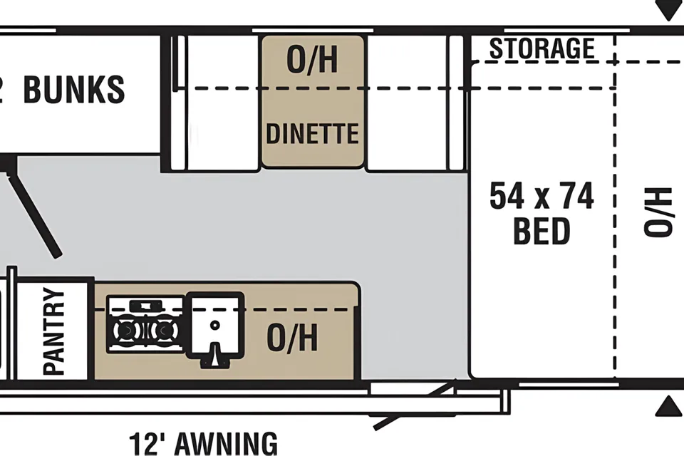 2020 Viking 17SBH Travel Trailer
