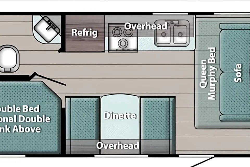 Ray's Gulf Stream Conquest 197BHS Travel Trailer
