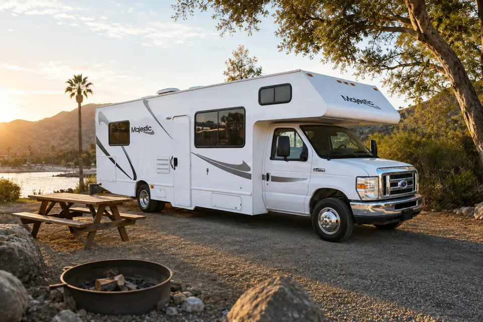 (#9) Class C Motorhome – Majestic 28A RV | Sleeps 8 | Unlimited Fun
