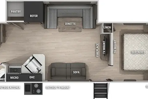 Forest River Cherokee with bunks