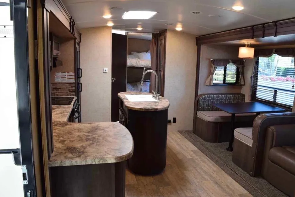 Forest River 34’ Surveyor tow behind trailer 