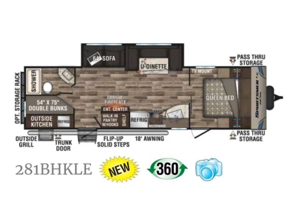 Montyce’s Luxury KZ Sportsmen Travel Trailer
