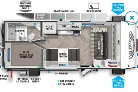 Greg's Forest River FSX Travel Trailer