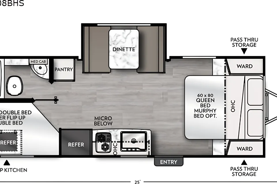 Davin's Halfton Towable APEX NANO 208BHS Travel Trailer