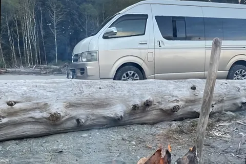 Oshi, the Toyota Hiace  Campervan