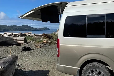Oshi, the Toyota Hiace  Campervan