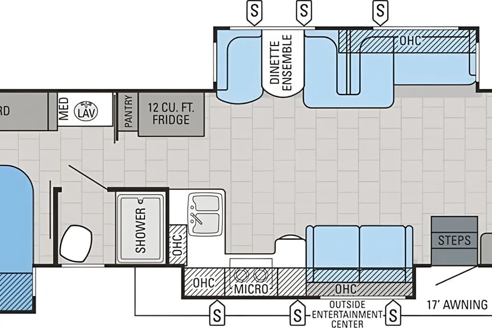 C17 JAYCO SENECA SUPER C DIESEL SLEEPS 10 LUXURY 3 SLIDEOUT ROOMS WIFI WOW!
