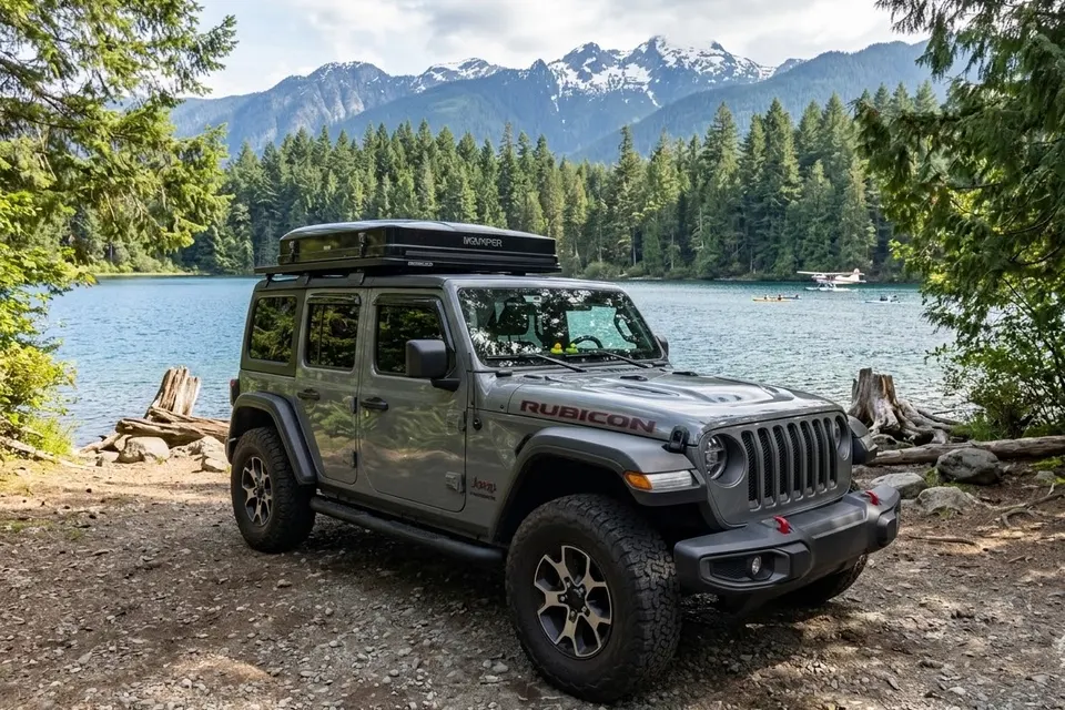 Jeep Wrangler Rubicon | iKamper Rooftop Tent | Camp Kitchen