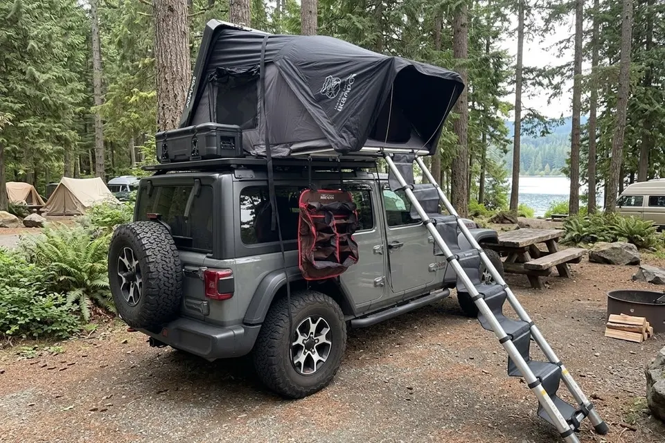 Jeep Wrangler Rubicon | iKamper Rooftop Tent | Camp Kitchen
