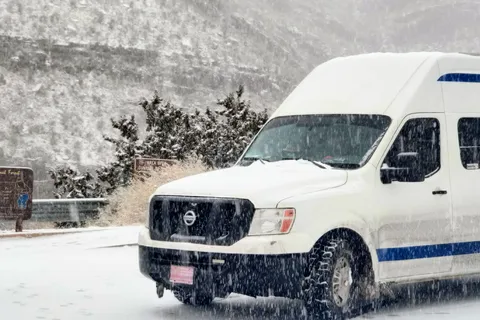 Bike ready & pet friendly, meet Envy the Nissan NV! A cozy adventure to-go.