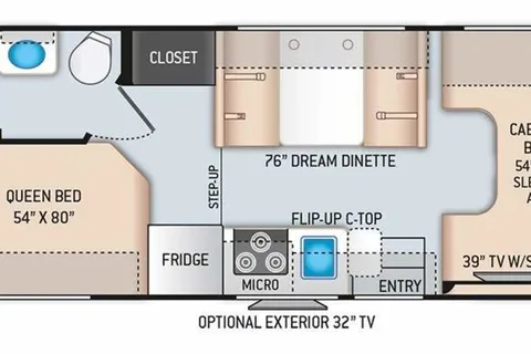 2022 Thor Four Wind Class C 24ft