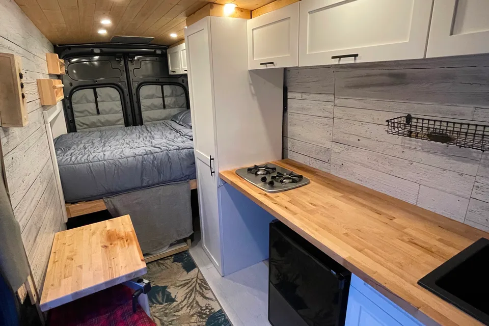 Rocky Mountain Adventure Van | High Roof Transit | Solar + Heater