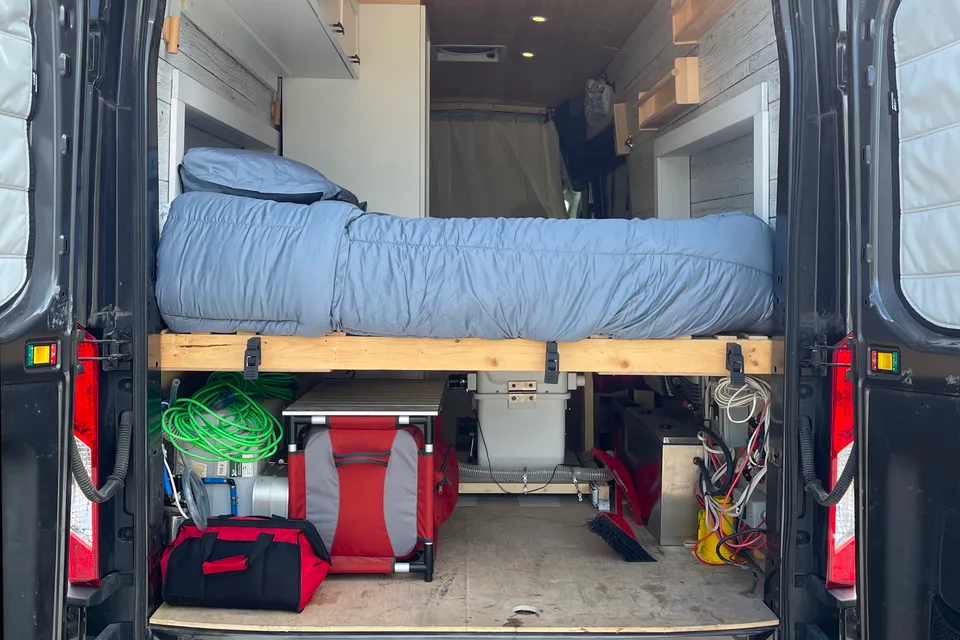 Rocky Mountain Adventure Van | High Roof Transit | Solar + Heater