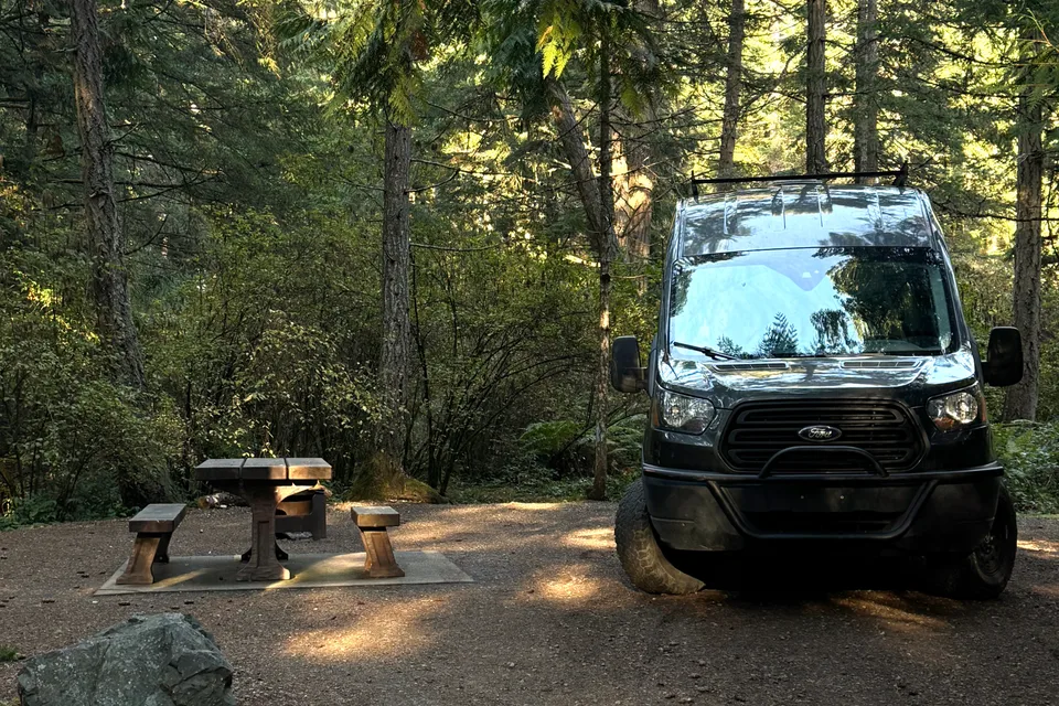 Rocky Mountain Adventure Van | High Roof Transit | Solar + Heater
