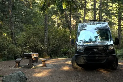 Rocky Mountain Adventure Van | High Roof Transit | Solar + Heater