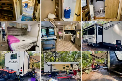 Glamping Made Easy! Full Size Bathroom!! Pet Friendly 