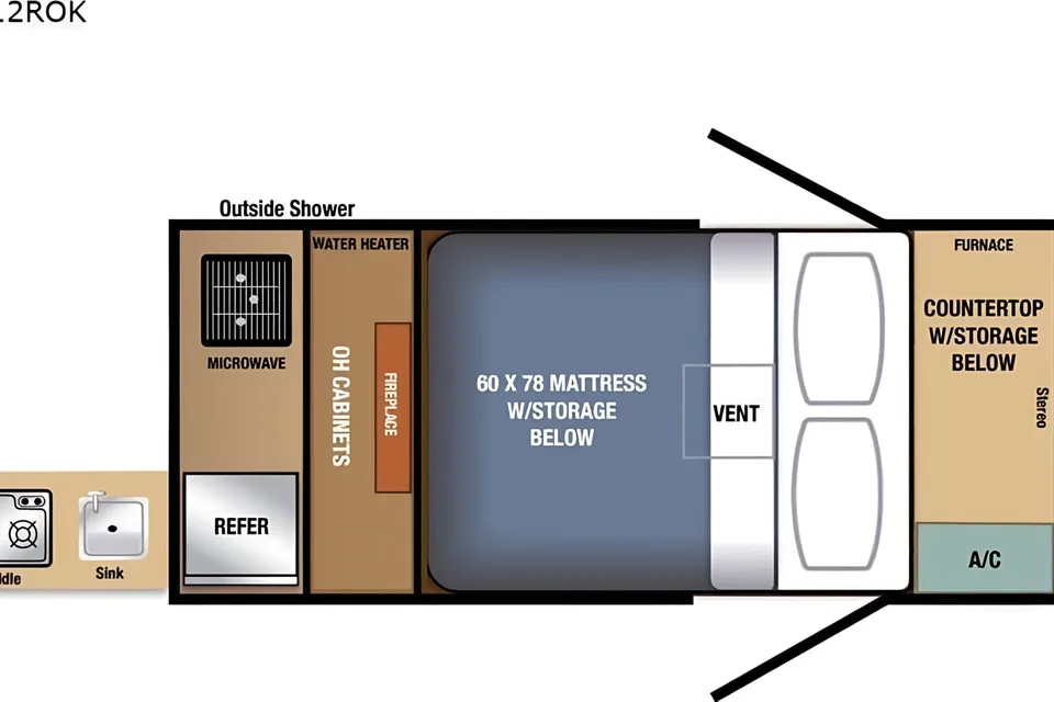 Bushwacker 12ROK Travel Trailer