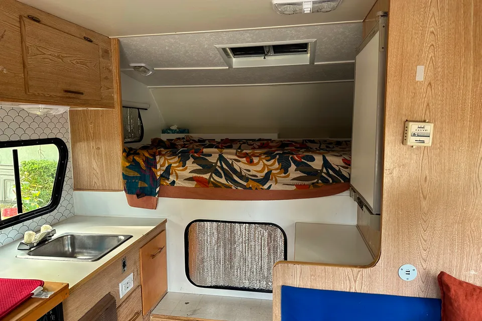 Blazing Bonfire Adventure Truck Camper