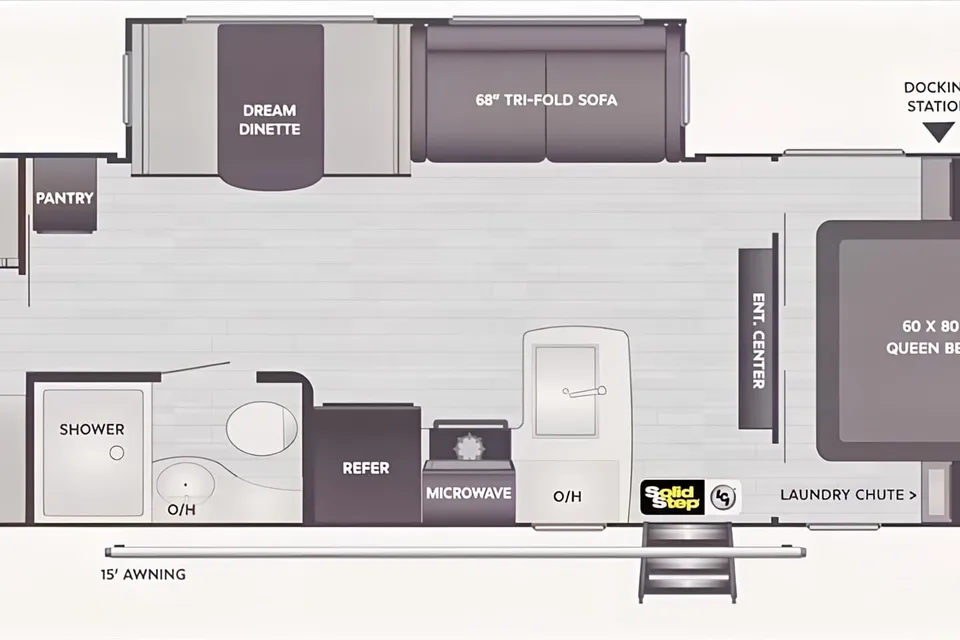 Rv Rentals Way Of Life's Keystone Bullet 2 bedrooms Perfect place for a family!B2