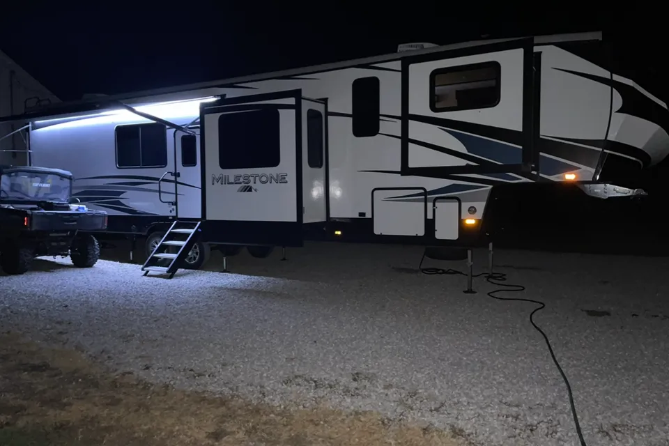 Mallory's Heartland Milestone Fifth Wheel