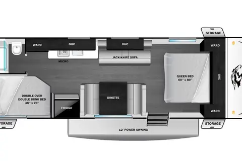 Castelo Colt Co. Open Range Colt 2026 Travel Trailer
