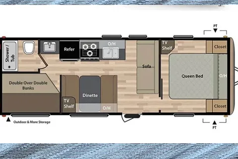 Private Queen, Sleeps 6+, Delivery!