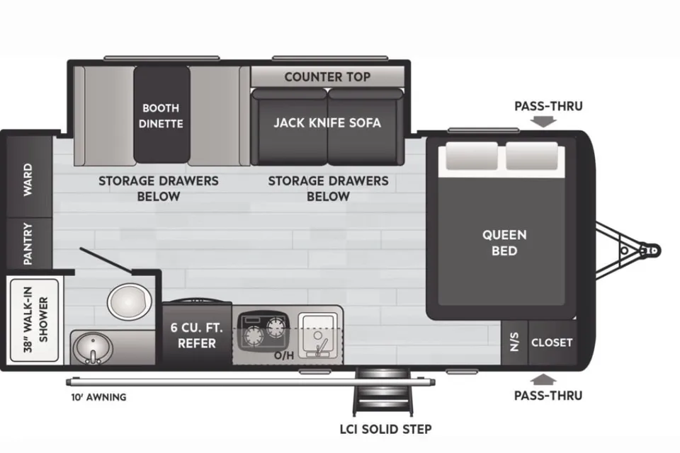 N&S Keystone 186ss Travel Trailer