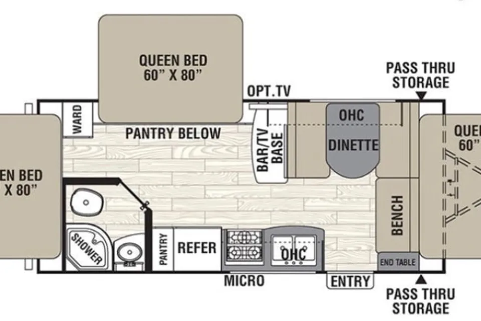Coachmen Freedom Express Hybrid 21TQX